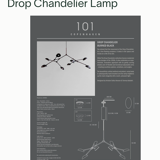 Lamp chandelier copenhagen