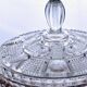 Large antique Belle Époque crystal candy dish
