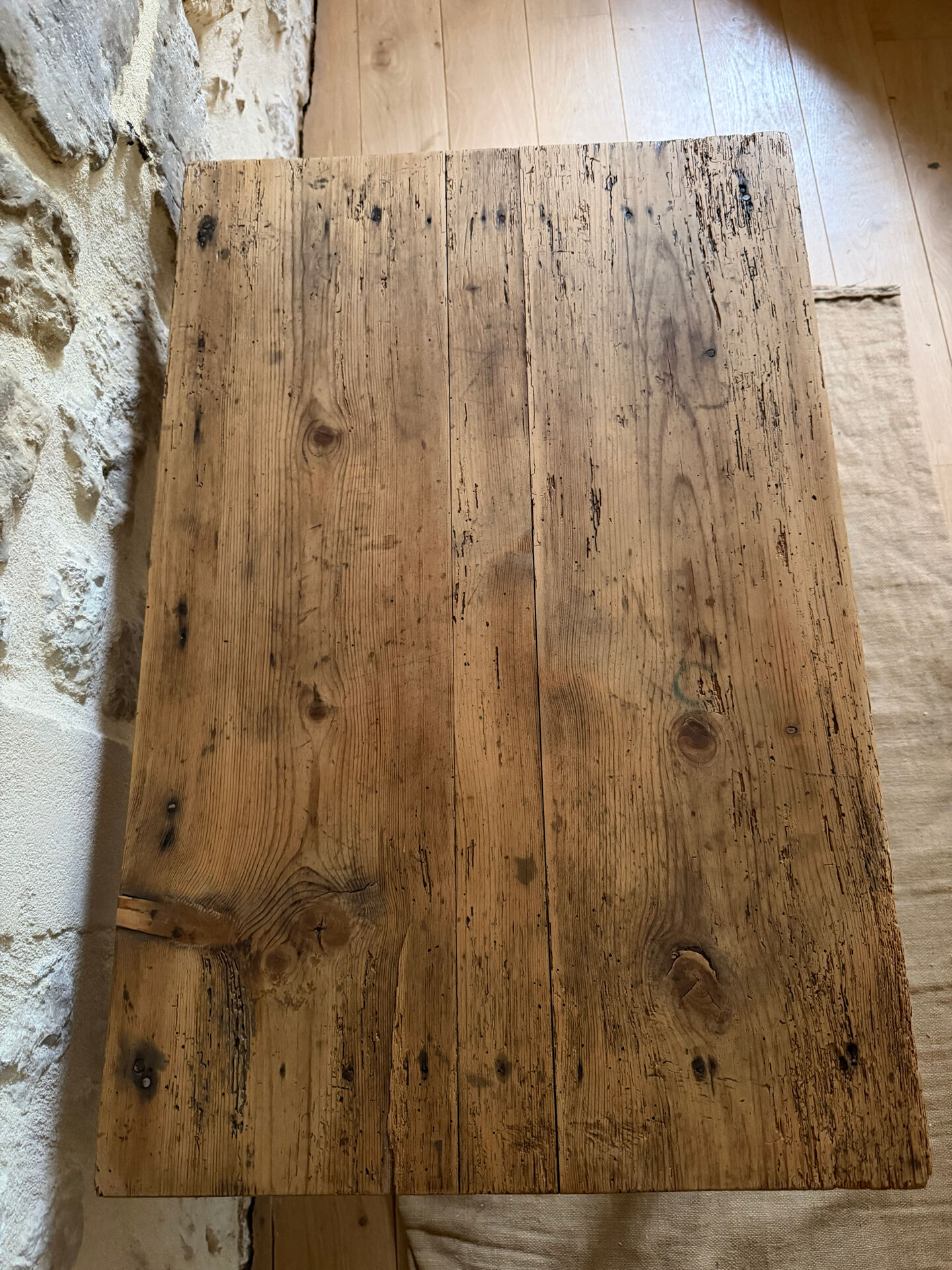 Renovated farmhouse coffee table