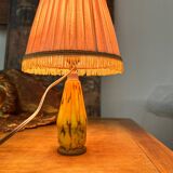 Old small glass paste lamp