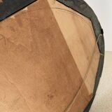 Black oval mirror, 19th century