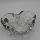 Cendrier ou vide-poche en cristal du Val Saint-Lambert