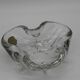 Ashtray or pocket tray in crystal from Val Saint-Lambert