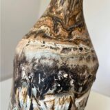 Vintage Danish stoneware table lamp by Birte Vedel Howards, 1960s