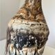 Vintage Danish stoneware table lamp by Birte Vedel Howards, 1960s