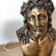 Lampe  bronze Christ signé L. Artaux