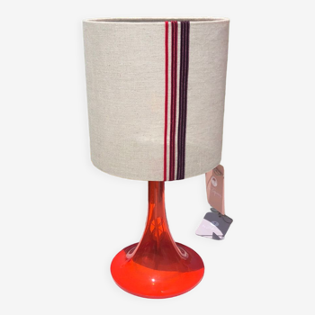 Red seventies lamp