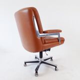 Ring Mekanikk leather office armchair 60's