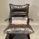 Fauteuil cuir 2 "design scandinave" 1950.