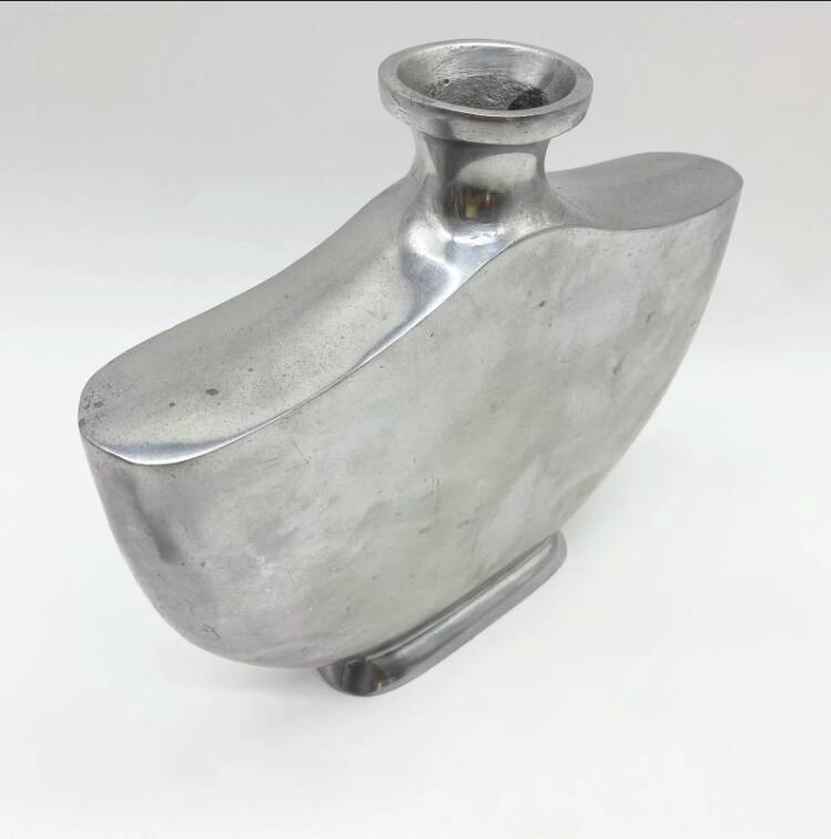 Vase « Coquillage » / Fonte d’aluminium – 1970s