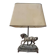 Table lamp in the Maison Charles style made of bronze featuring a horse.