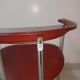 Set of 4 leather dining chairs