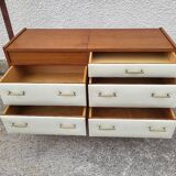 COMMODE COIFFEUSE VINTAGE ROGER LANDAULT