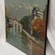Painting signed Oil on canvas circa 1989 dimension: height -67cm- Length -73 cm-