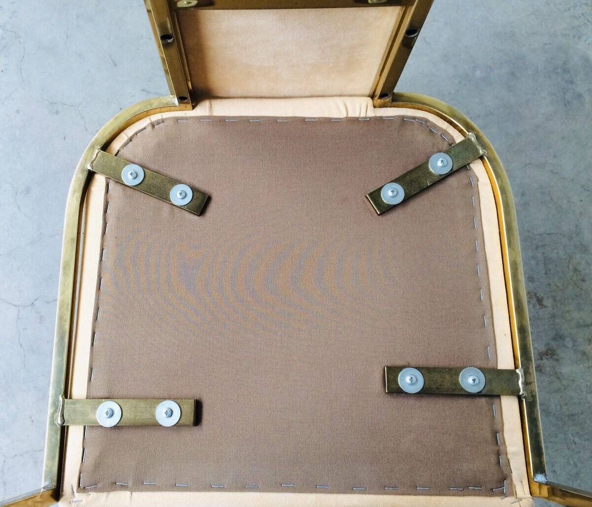 Hollywood Regency dining chairs from Belgo Chrom, 1970s, set of 8.