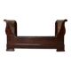 Louis Philippe period mahogany sleigh bed