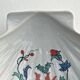 Paris porcelain shell-shaped pocket emptier with vintage poppy decoration