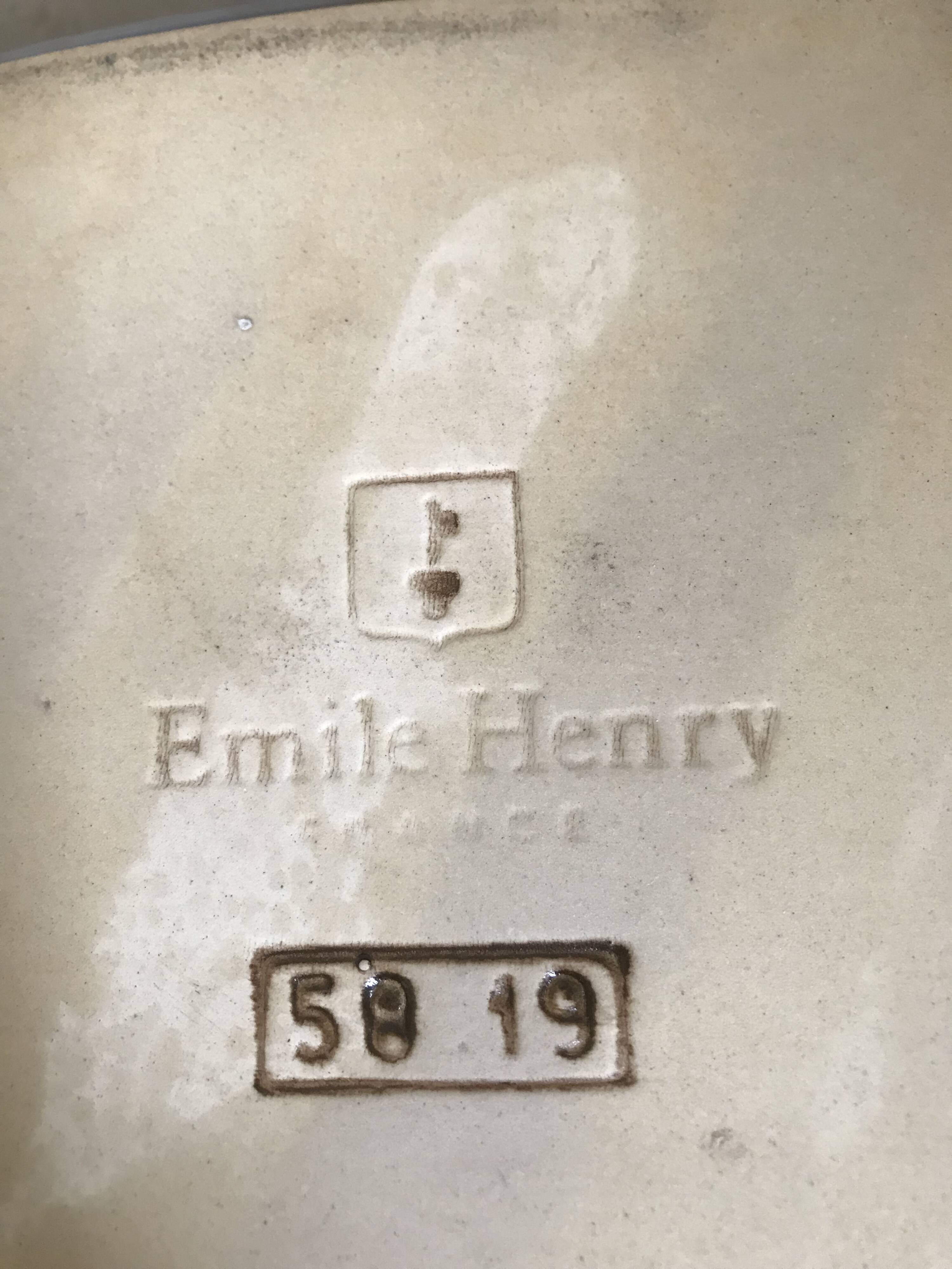 Emile Henry glazed ceramic oven dish