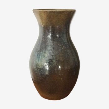 Vase en grès faïence émaillée