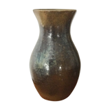 Vase in enamelled earthenware sandstone