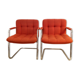 Pair of 70's armchairs