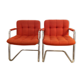 Pair of 70's armchairs