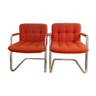 Pair of 70's armchairs