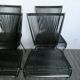 Ensemble de 4 chaises scoubidou des années 60