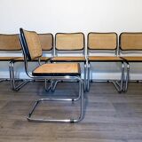 6 chairs Marcel Breuer b32 cesca, italy, 1970