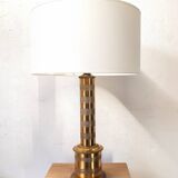 Brass column lamp
