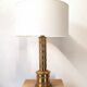 Lampe colonne laiton