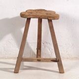 Antique stool in wabi-sabi style (c.1900) #8