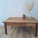 Table de ferme basse