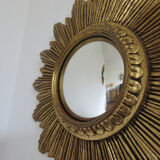 Sun mirror 60s 70s 25x25cm