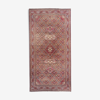 Old Persian carpet Dorokhsh khorasan from the early 19th century 200x400 cm