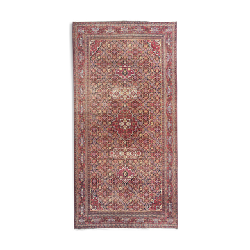 Tapis ancien persan Dorokhsh khorassan du début de 19eme siècle 200x400 cm