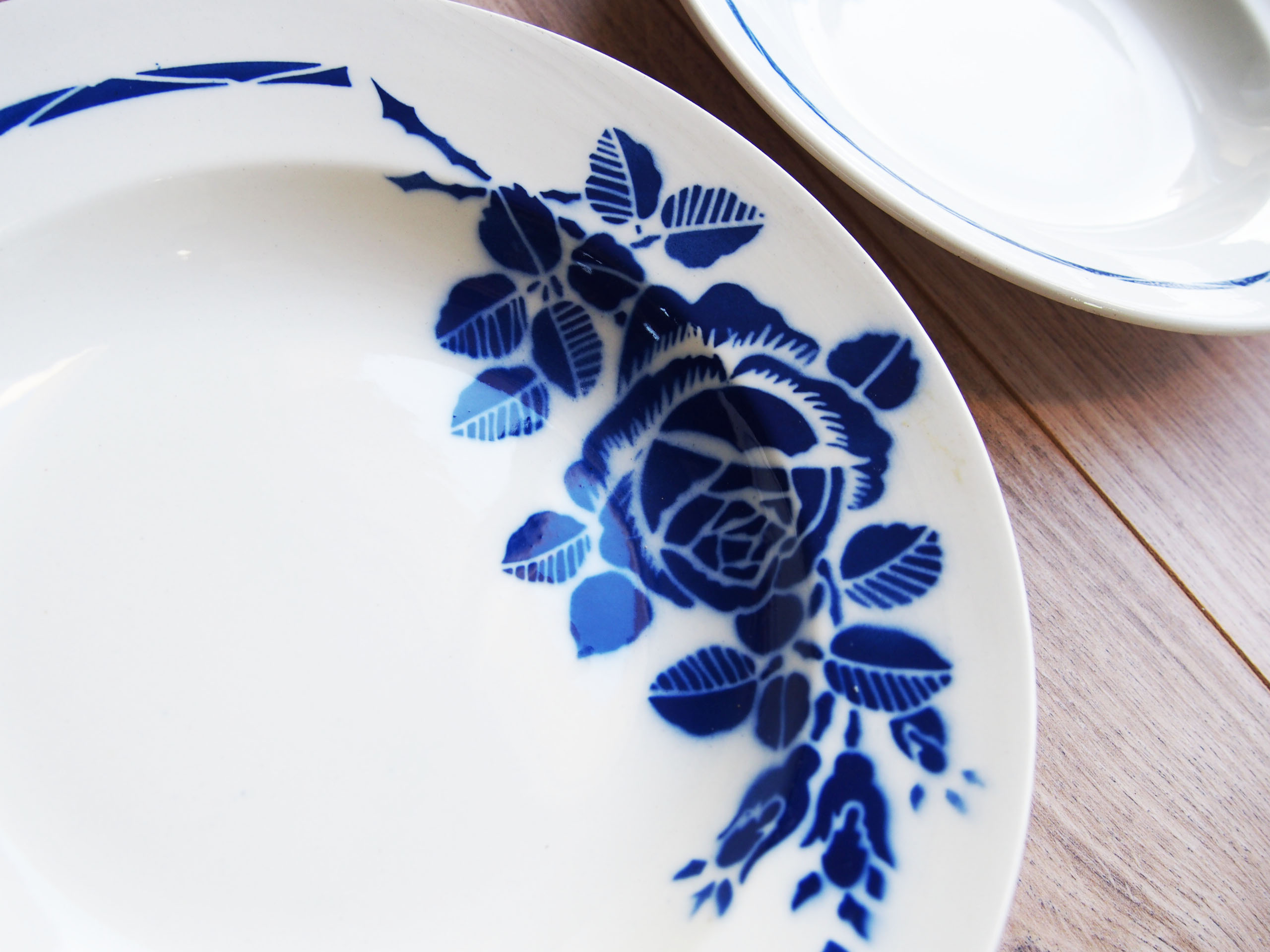 6 soup plates Badonviller