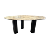 Marble dining table and steel legs