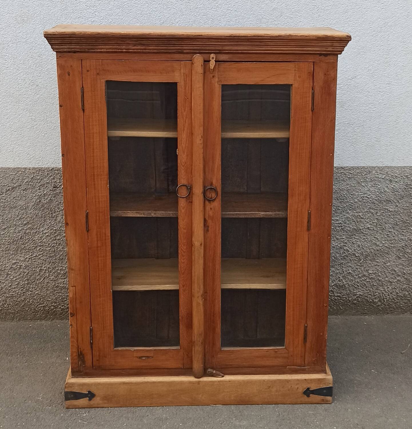 Small old glass cabinet