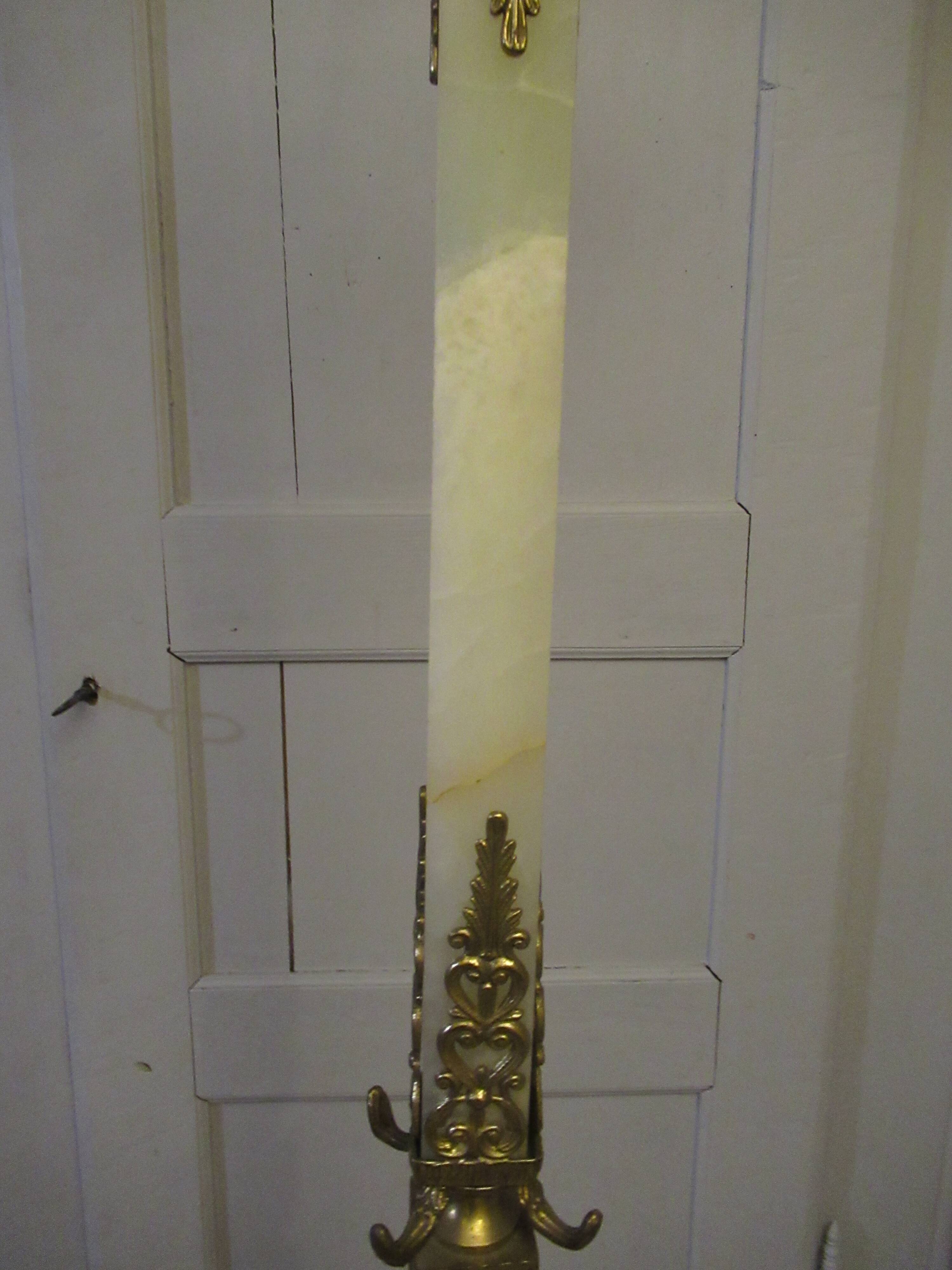 parrot coat rack in marble and brass
