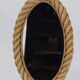 Audoux et Minet oval rope mirror