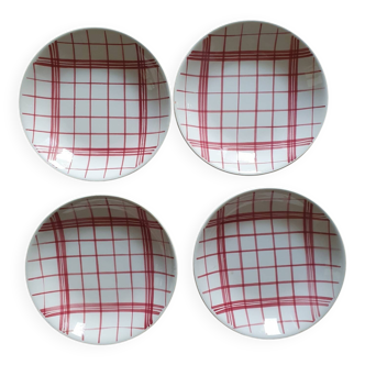 4 assiettes creuses Moulin des Loups