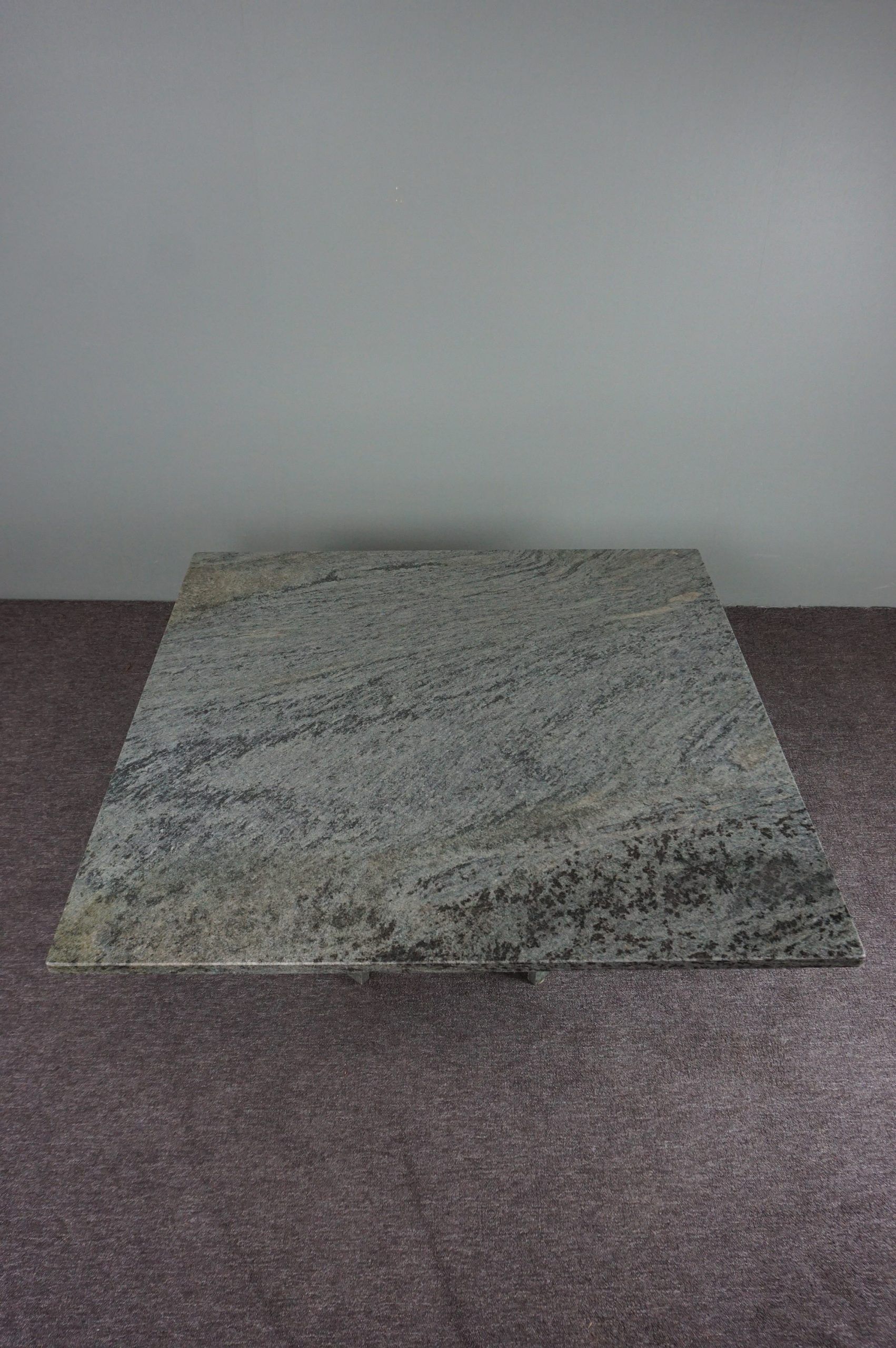Modern mid-century granite coffee table