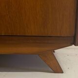 Vintage wardrobe with compass feet