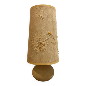 Lampe en pierre avec - abat jour