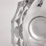 Set of Bohemian crystal salad bowls and candy dishes
