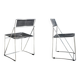 HYBODAN AS / chaises empilables vintage Nuova X-line / Niels Jørgen Haugesen