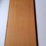 Bamboo and rattan wood chest of drawers from the 60s