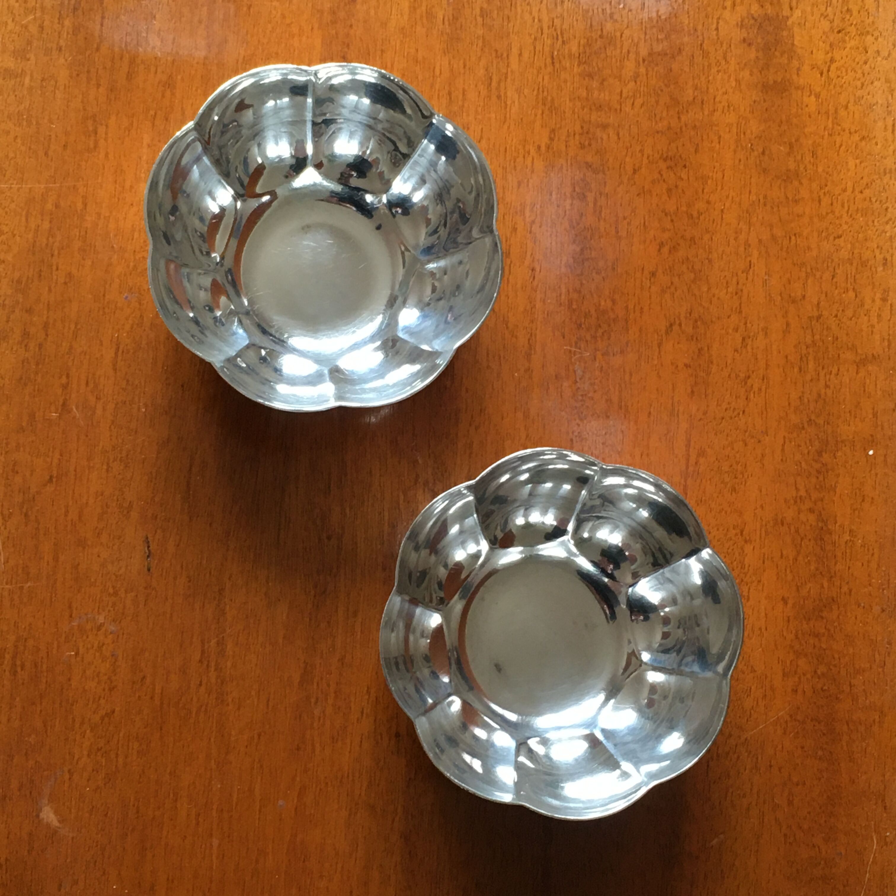 Christofle 2 silver metal cups
