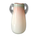 Vase verre coloré rose